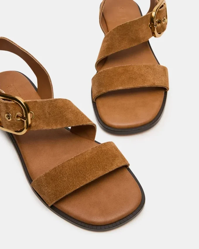 Sayer din piele de căprioară de culoare gri închis Sayer din piele de căprioară de culoare gri închis