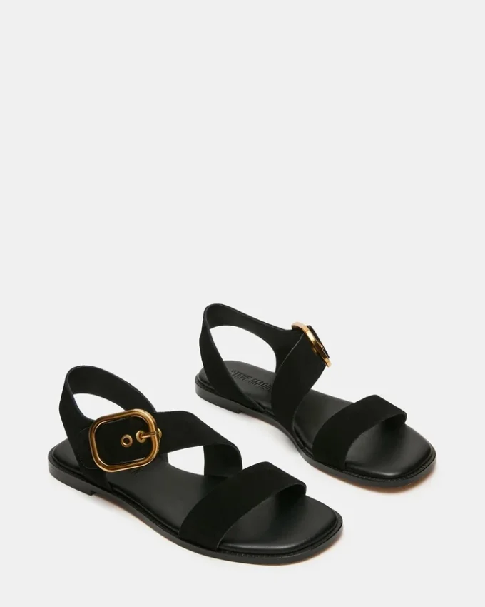 Sayer din piele de căprioară neagră