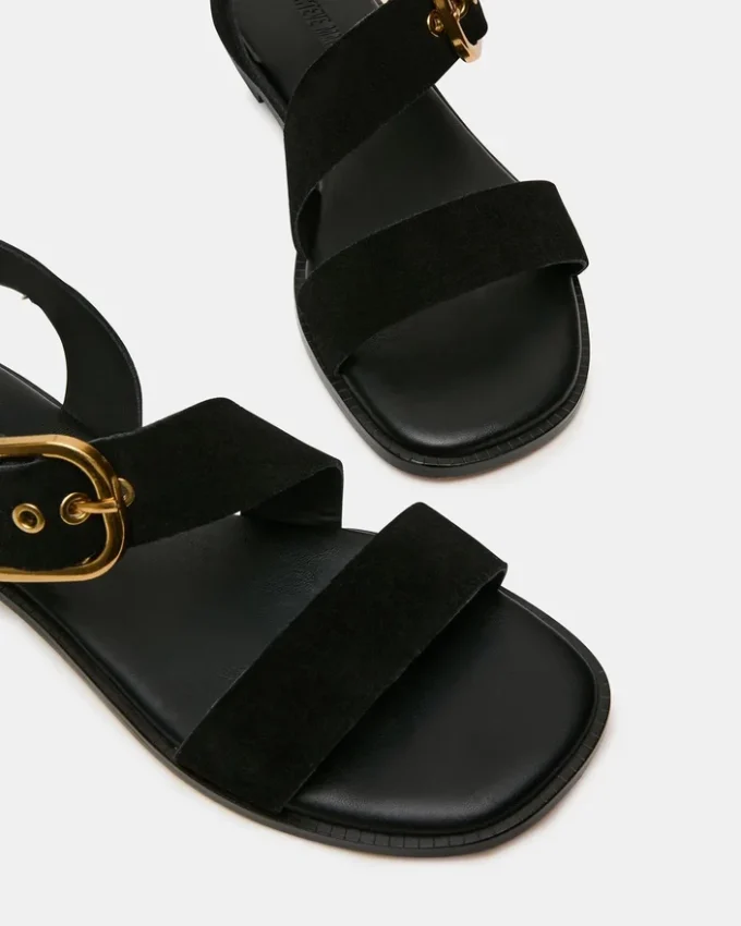 Sayer din piele de căprioară neagră