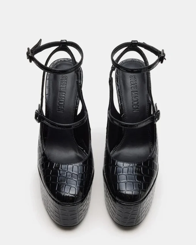 Scotlyn Negru Crocodil Scotlyn Negru Crocodil