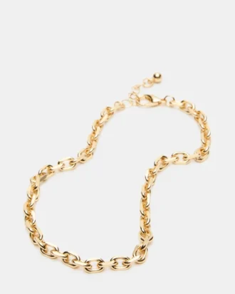 Set de 2 brățări de gleznă cu lanț de perle