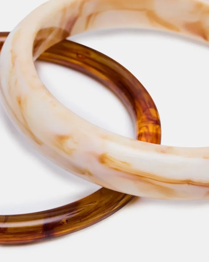 Set de brățări rigide Natural