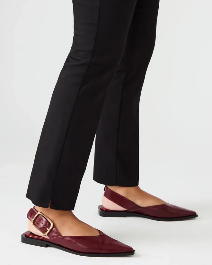 Piele burgundă Shay