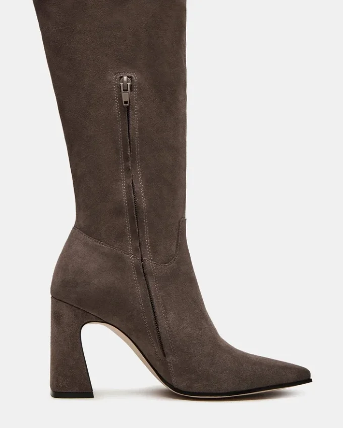 Stratus din piele de căprioară gri Stratus din piele de căprioară gri