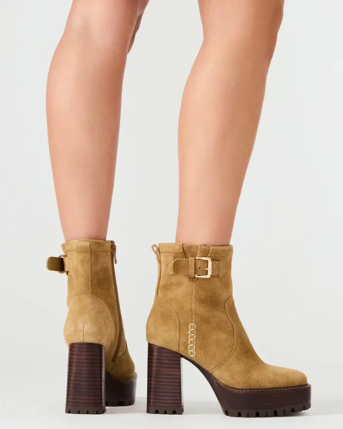 Summit din piele de căprioară de culoare măslinie Summit din piele de căprioară de culoare măslinie