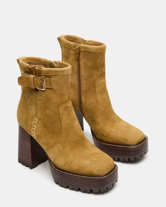 Summit din piele de căprioară de culoare măslinie Summit din piele de căprioară de culoare măslinie