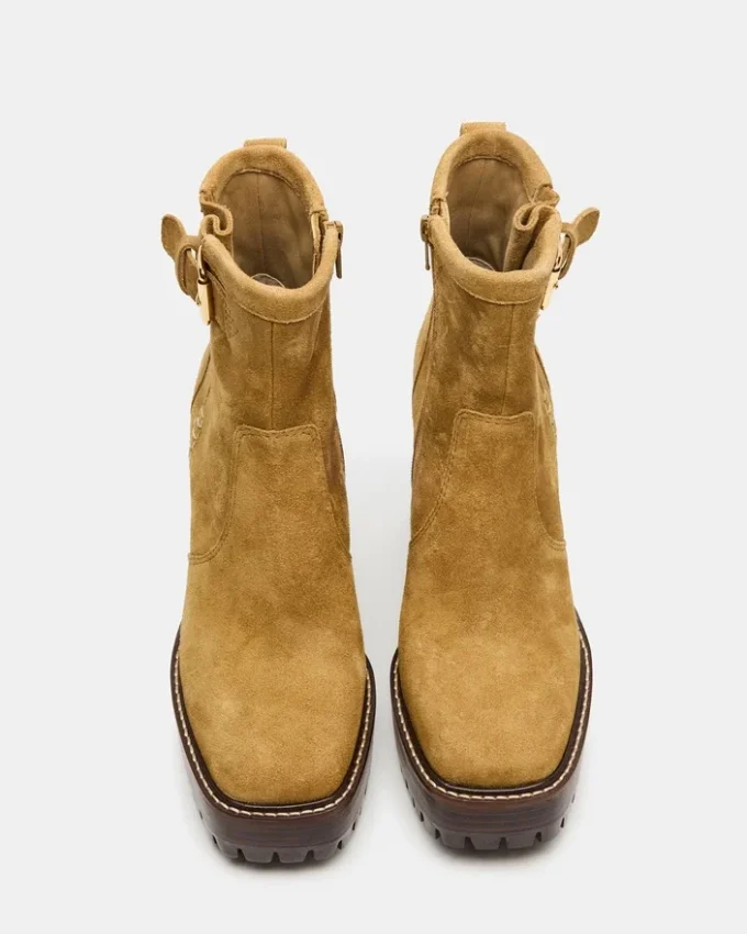 Summit din piele de căprioară de culoare măslinie Summit din piele de căprioară de culoare măslinie