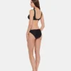Partea inferioară a bikini-ului Sleek ‘N Chic negru