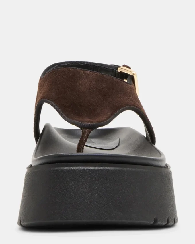 Tabor din piele de căprioară maro