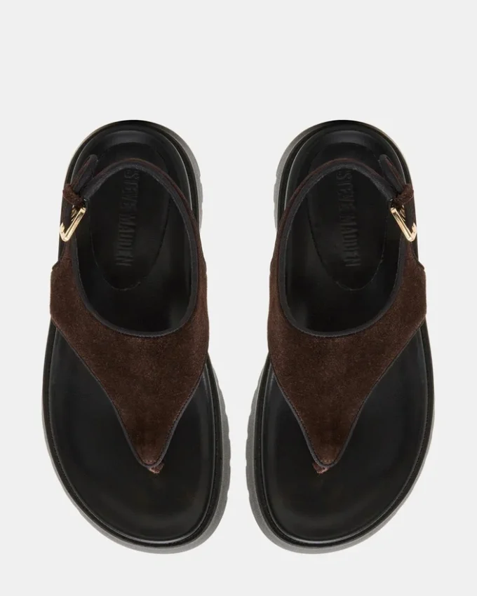 Tabor din piele de căprioară maro