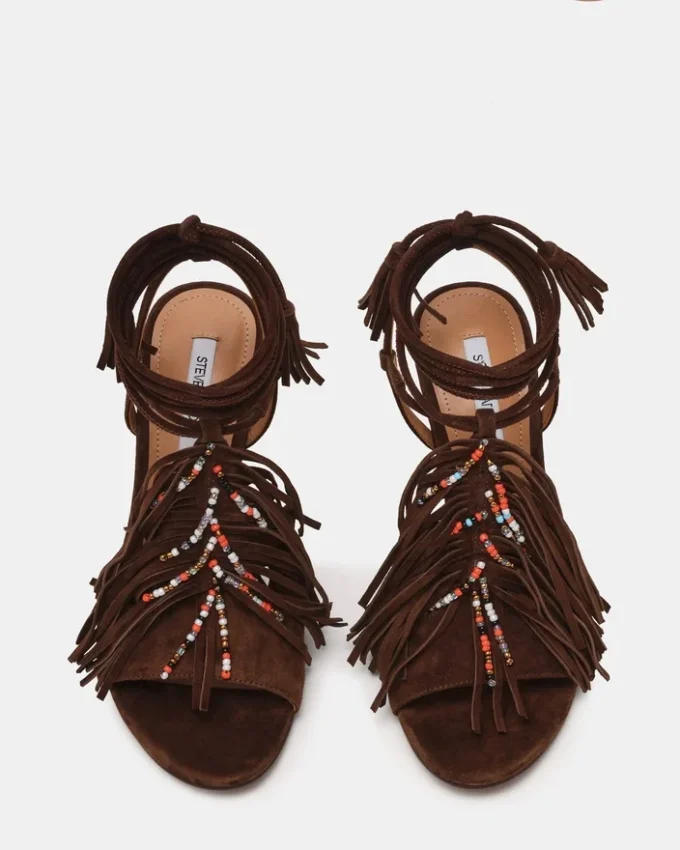 Talia din piele de căprioară maro Talia din piele de căprioară maro