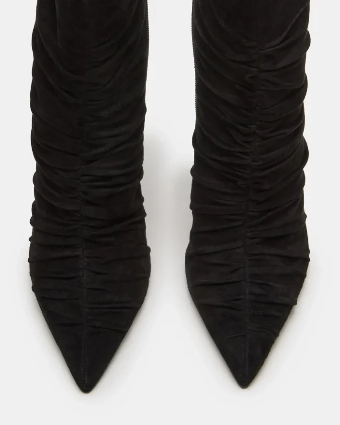 Tease din piele de căprioară neagră Tease din piele de căprioară neagră