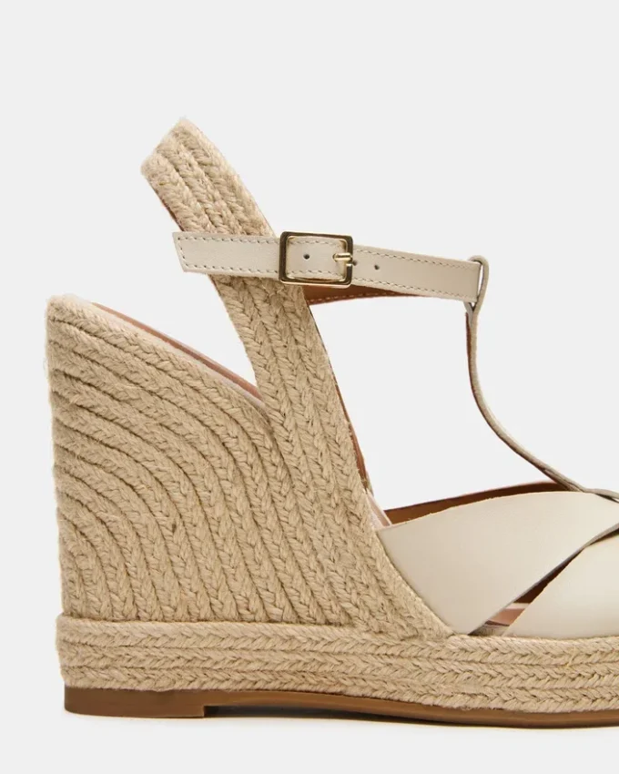 Thelma din piele de culoare bej