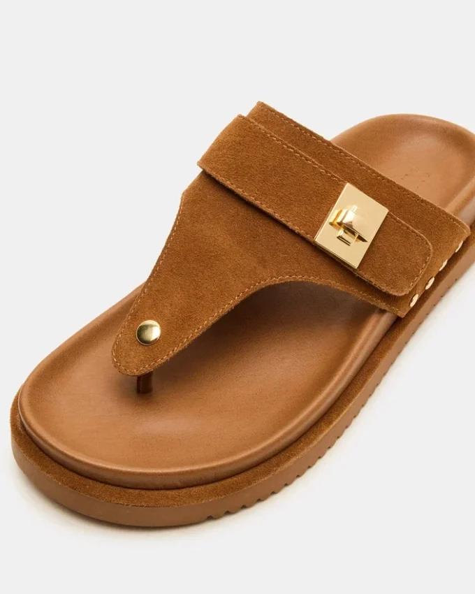 Thona din piele de căprioară maro Thona din piele de căprioară maro