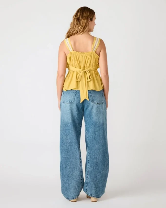 Top Cinthia Golden Lime