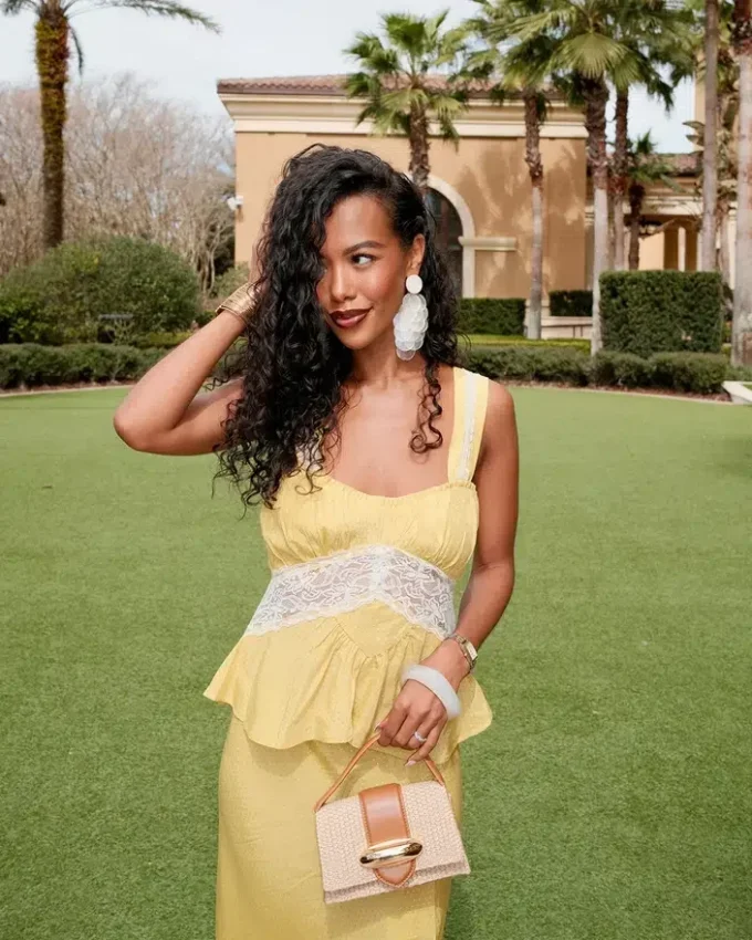 Top Cinthia Golden Lime