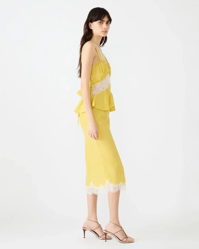 Top Cinthia Golden Lime