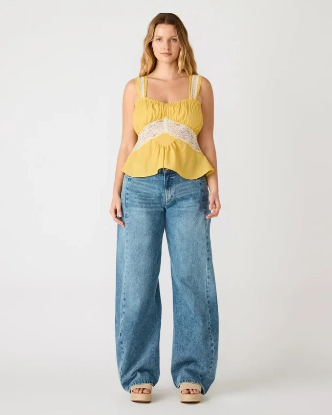 Top Cinthia Golden Lime