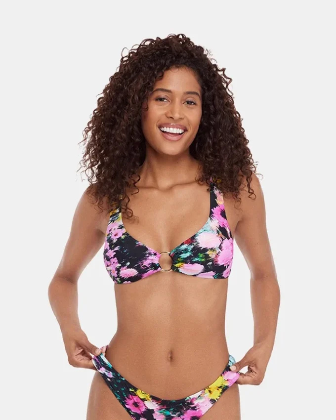 Top de bikini Dazey Fields Multi