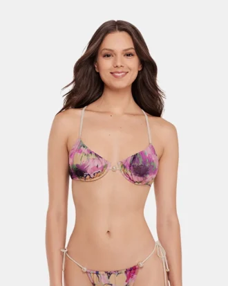 Top de bikini Super Bloom Multi