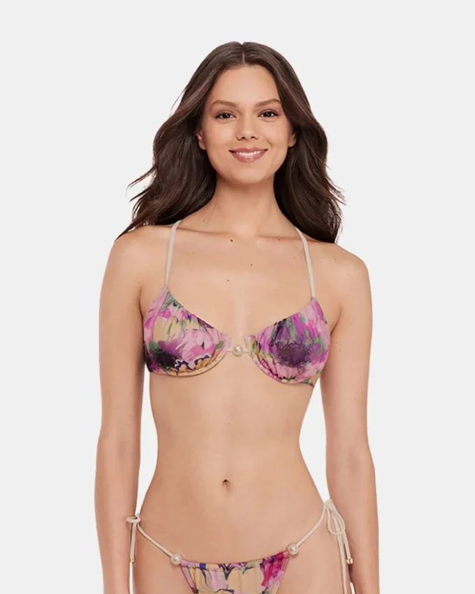 Top de bikini Super Bloom Multi