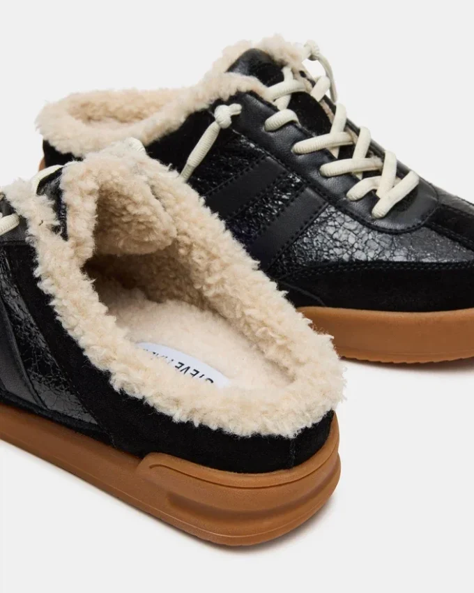 Vandy Faux Fur Black Multi Vandy Faux Fur Black Multi