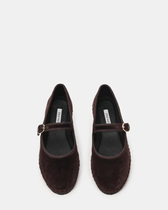 Velma din catifea maro