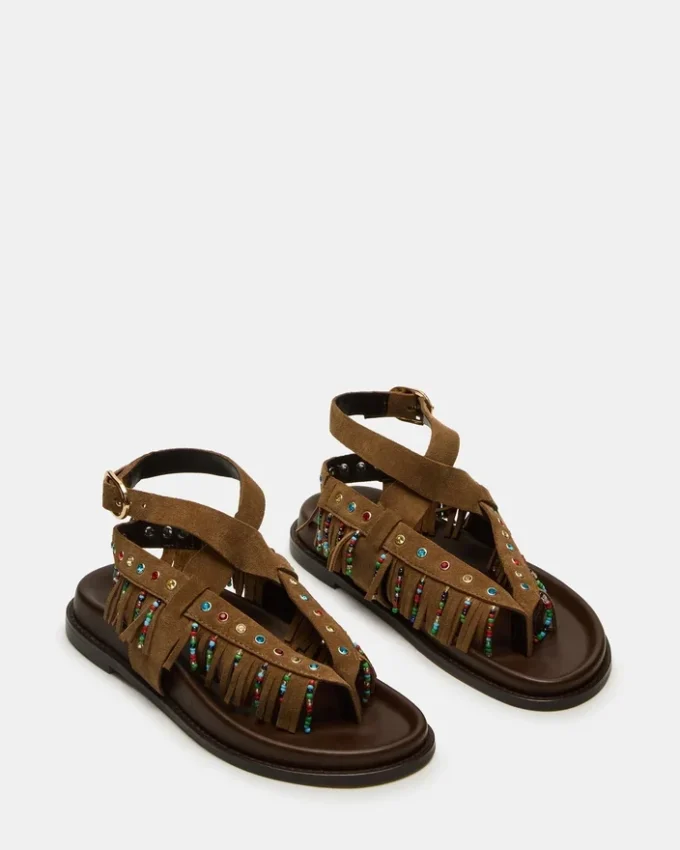 Wendell din piele de căprioară maro