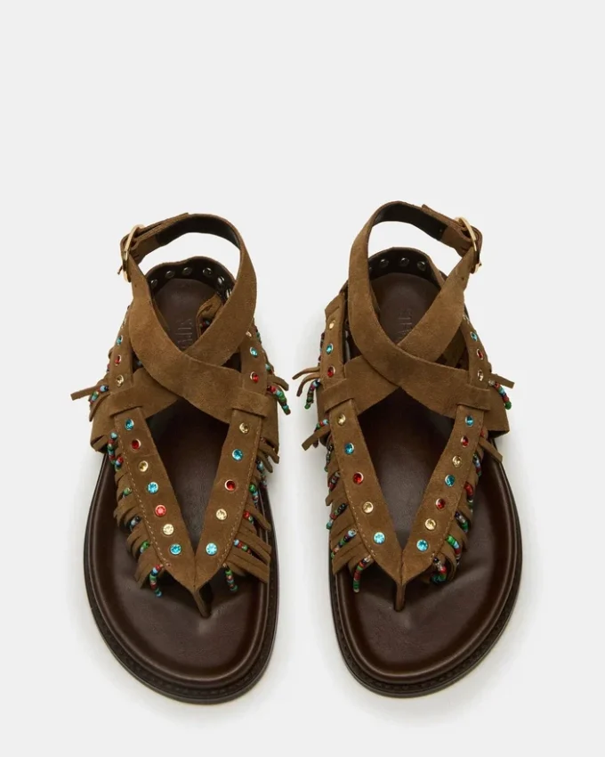 Wendell din piele de căprioară maro