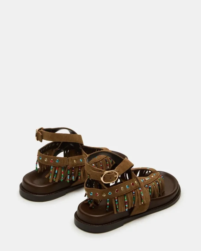 Wendell din piele de căprioară maro