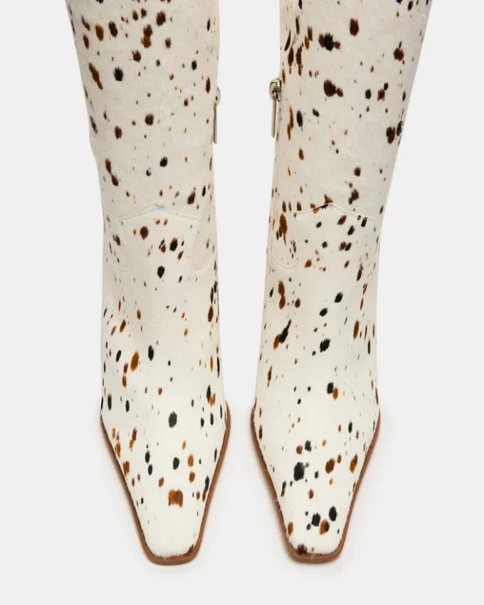 Wescot maro cu imprimeu de vacă