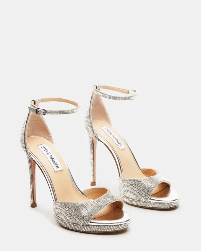 Wiley argintiu cu strasuri