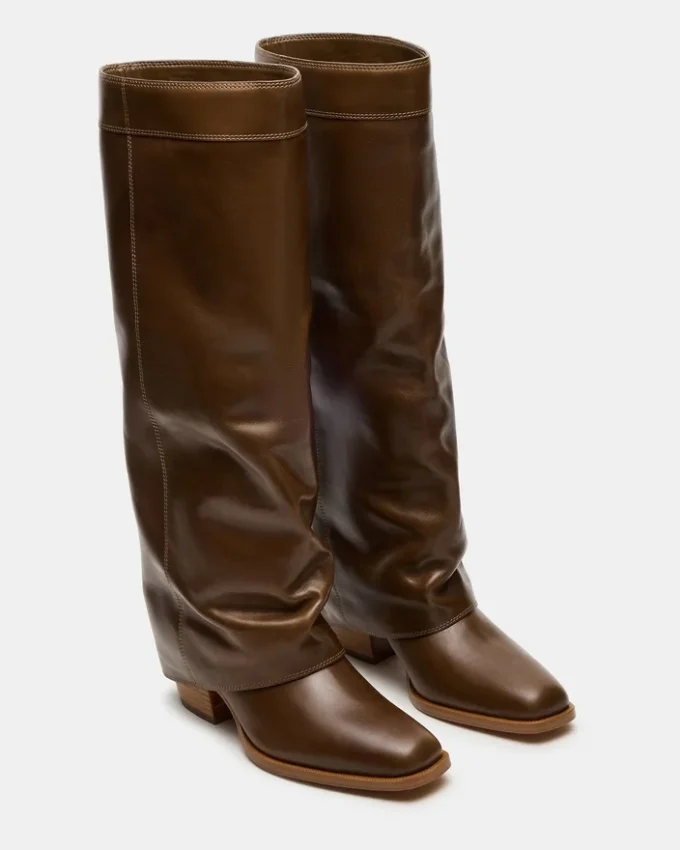 Winnick din piele de culoare măslinie