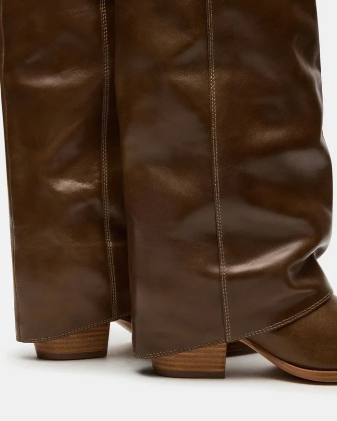 Winnick din piele de culoare măslinie