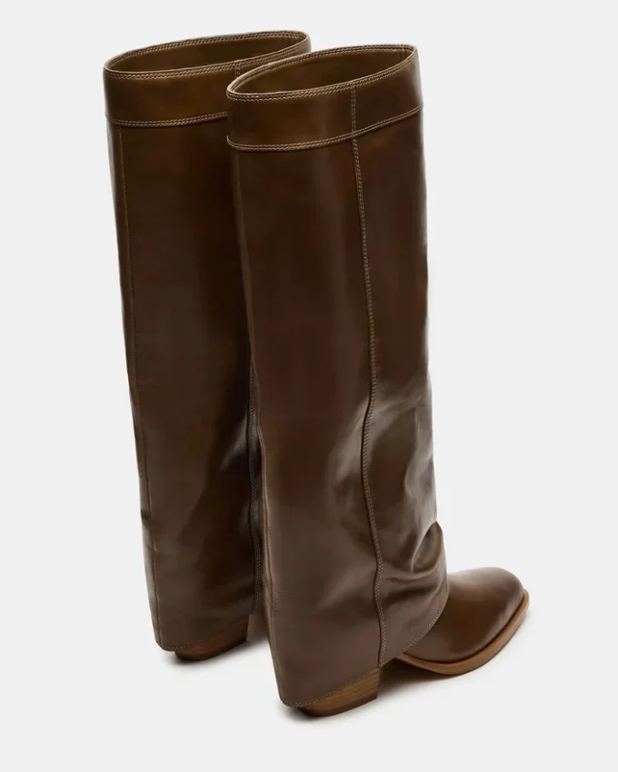 Winnick din piele de culoare măslinie